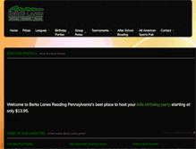 Tablet Screenshot of berkslanes.com